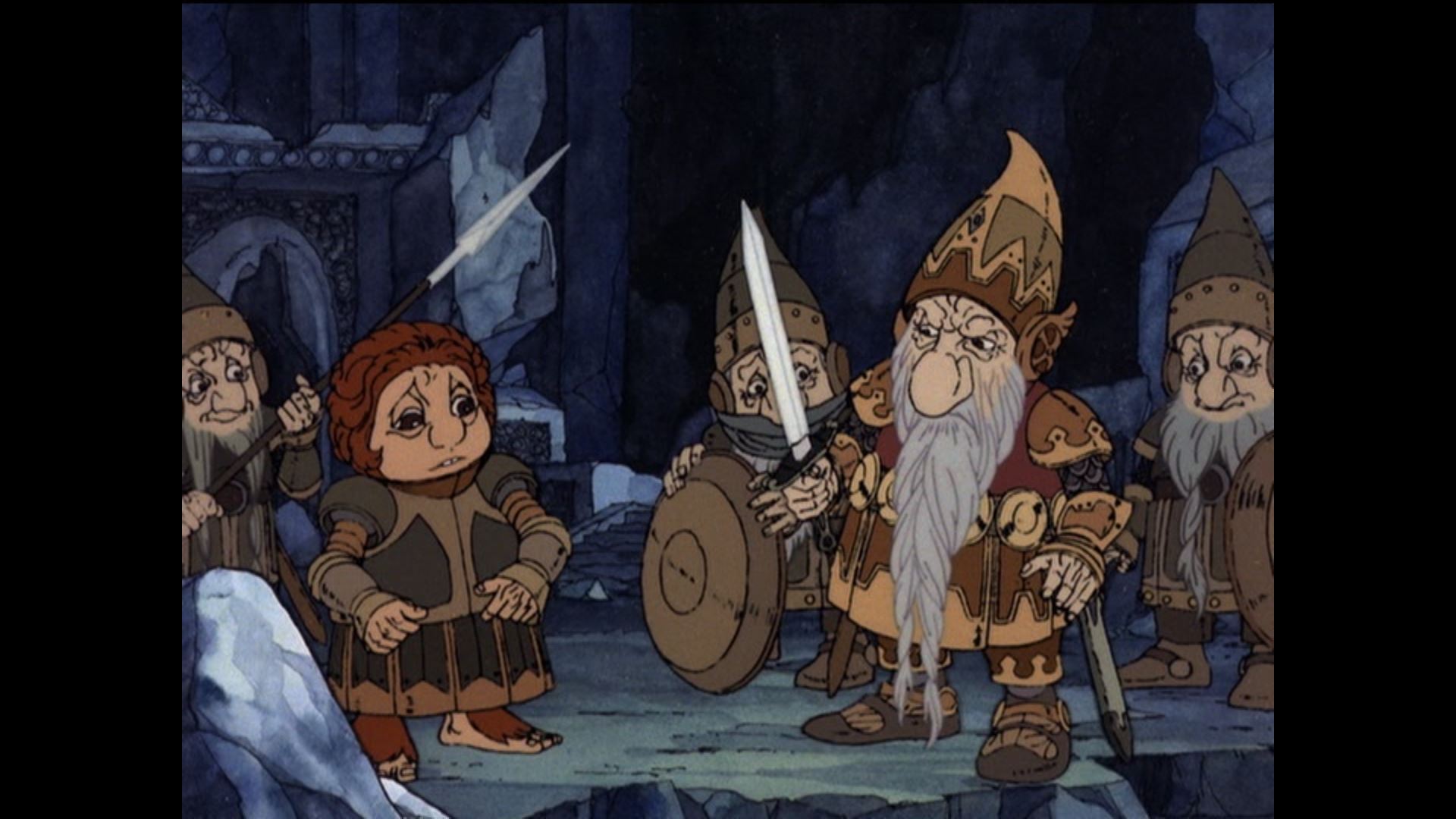 Thorin und seine Crew im (c) Rankin/ Bass "Hobbit"