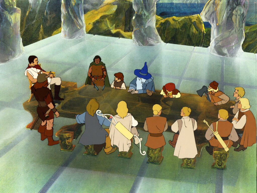 Der Schritt-Tisch aus Ralph Bakshis "Der Herr der Ringe" (c) United Artists