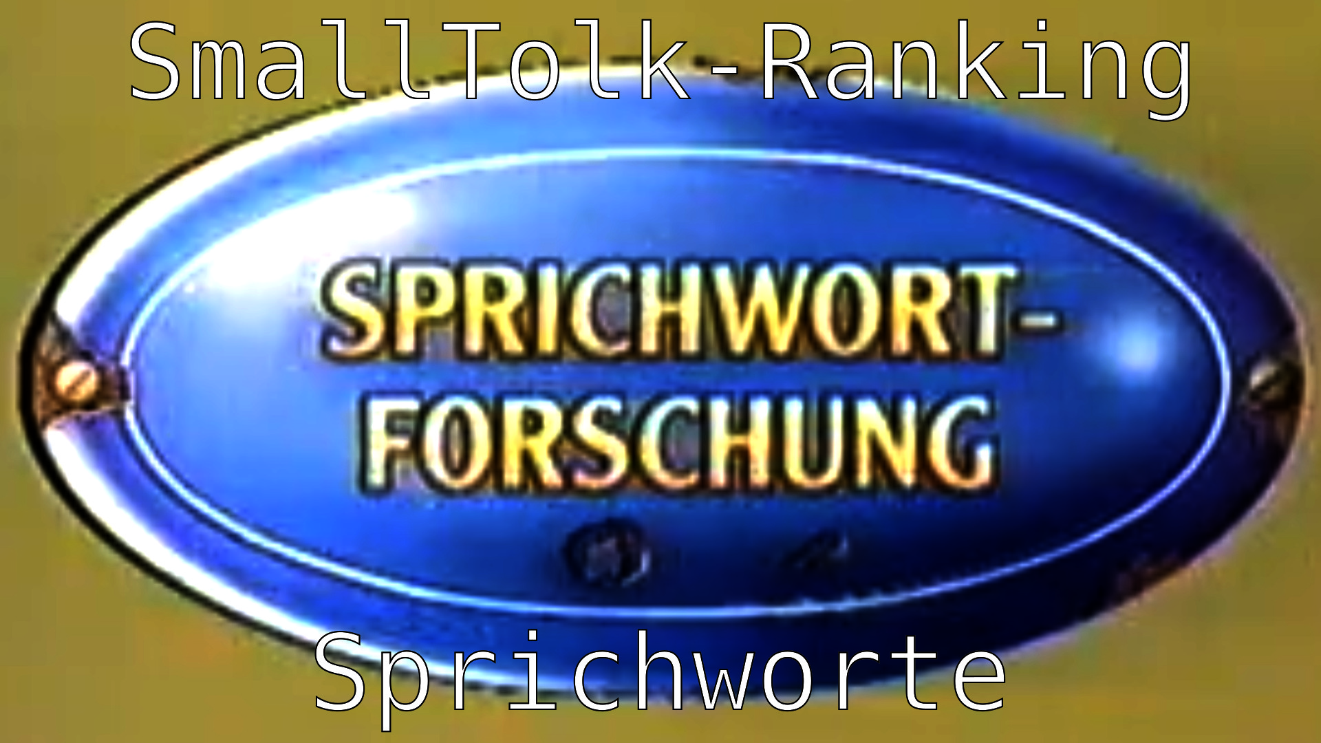 SmallTolk 163 - Ranking: Sprichworte